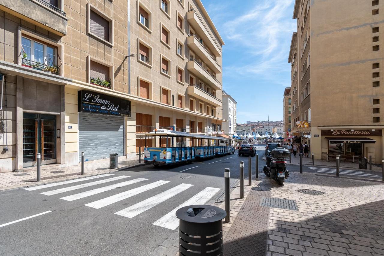 Celebre Vieux Port, Marseille Apartment Luaran gambar