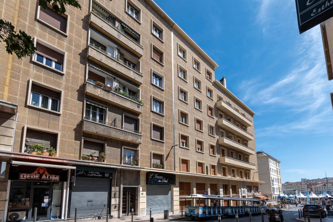 Celebre Vieux Port, Marseille Apartment Luaran gambar